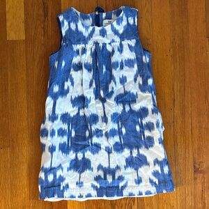 Vineyard Vines Kids Dress in Blue and White